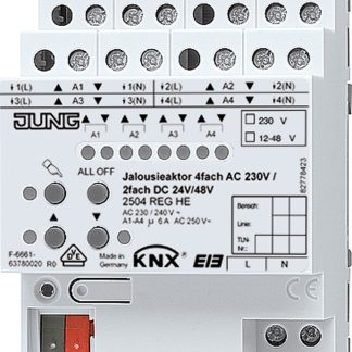 KNX Jalousieaktor REG Gehäuse 4TE 2504 REGHE